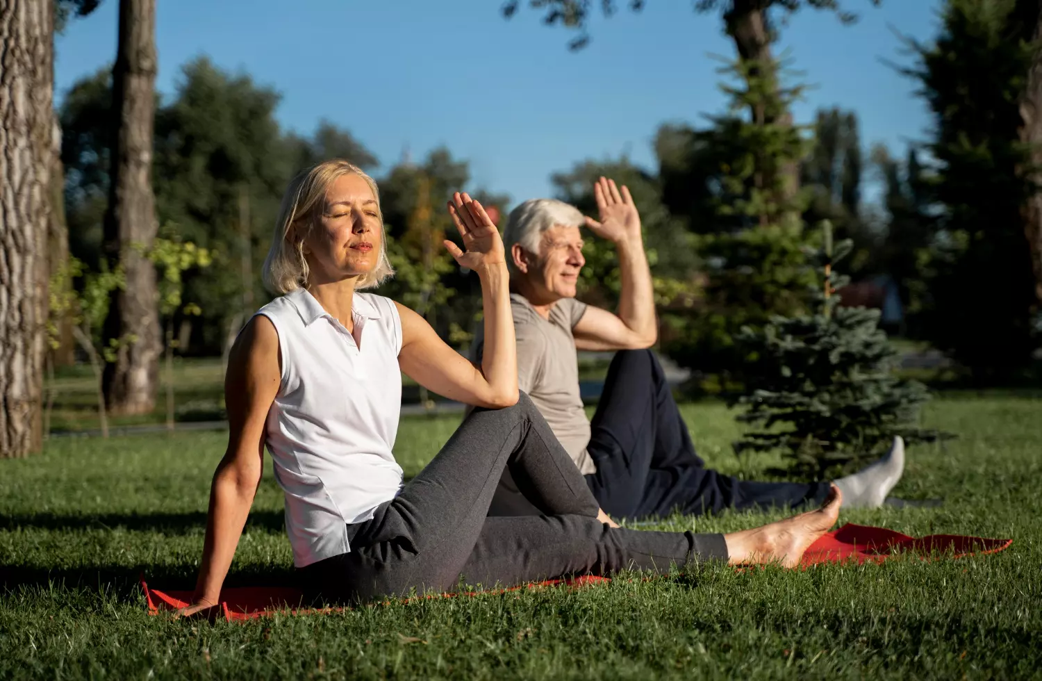 Dicas para idosos iniciantes no yoga